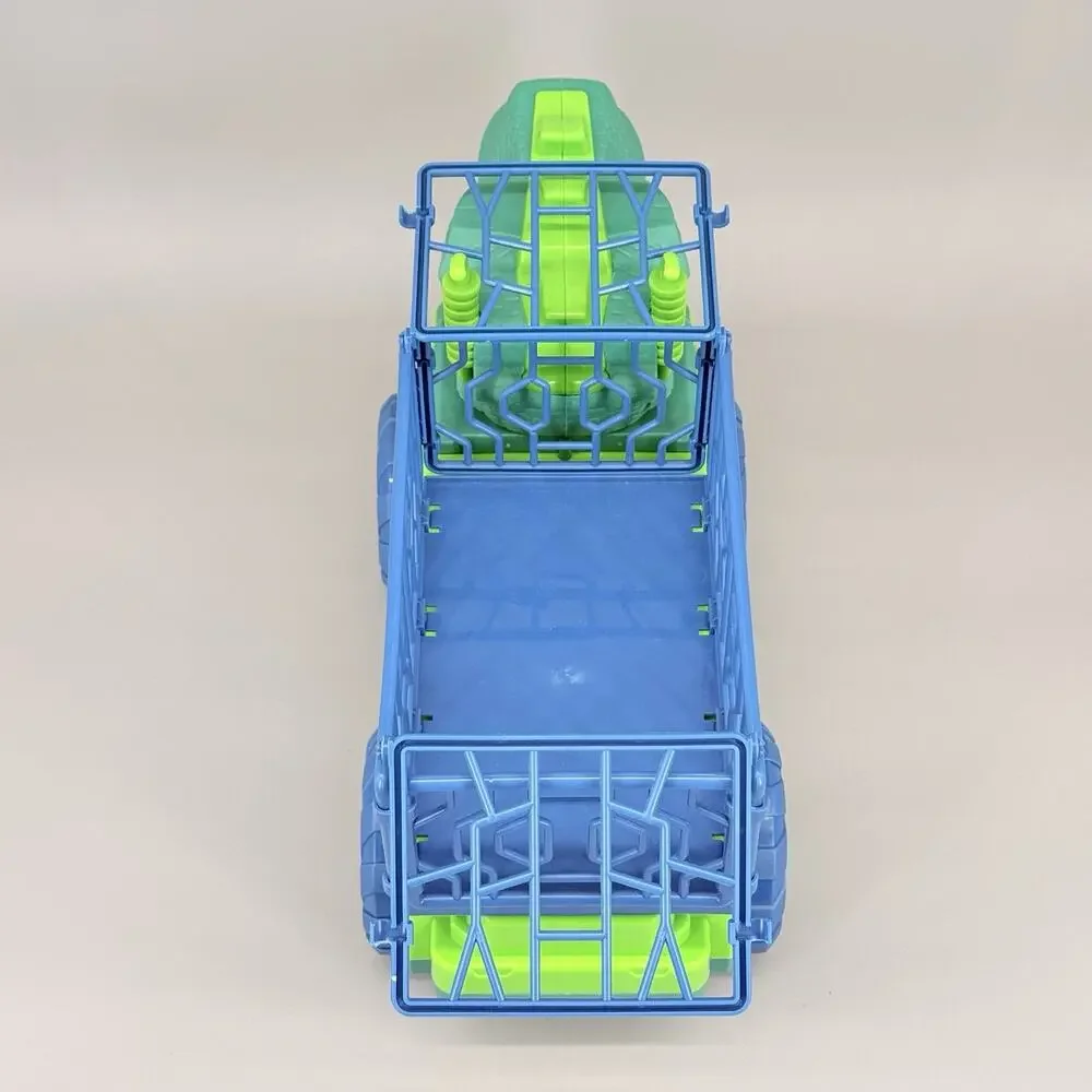 Large Dinosaur Truck Hauler Vehicle With Dinosaurs Dinos Trex Triceratops
